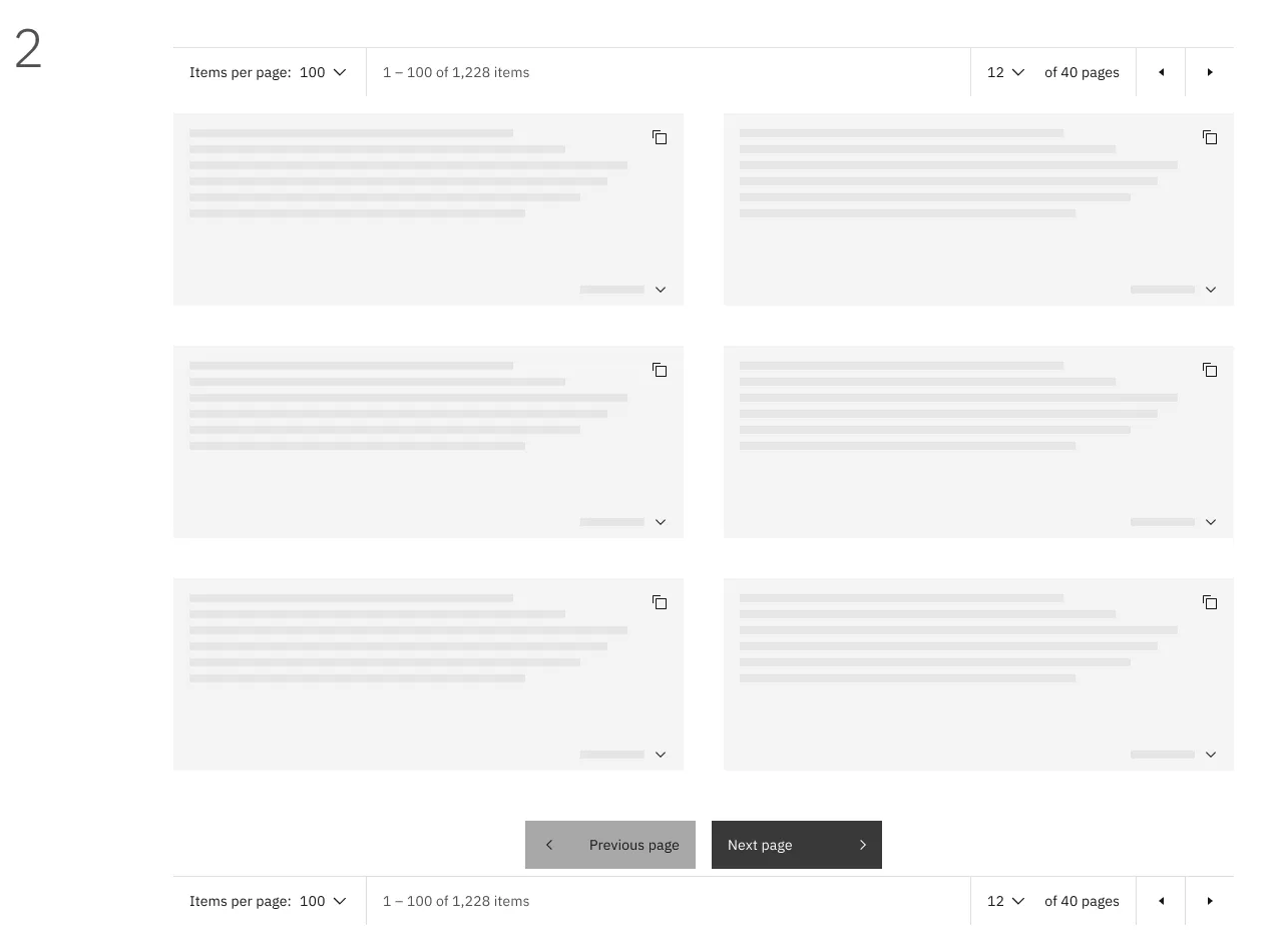 more advanced pagination prototype